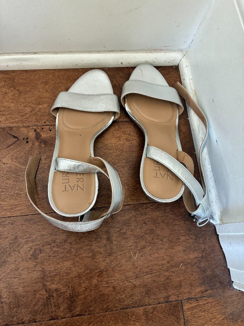 Naturalizer silver heels